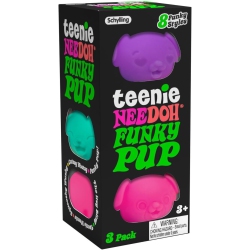 NEEDOH Schylling - Teenie Funky Pup - Soft Sensory Fidget Toy - Collectible Stress Balls - Ages 3+ - Fptnd