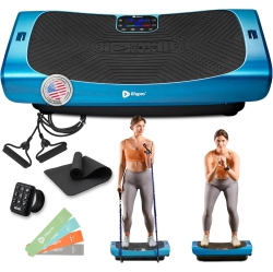 LIFEPRO Rumblex Pro 4D Vibration Plate Exercise Machine – Whole Body Vibrating Platform for Recovery, Weight Loss & Strength Training \w Triple