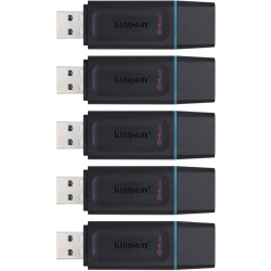 KINGSTON 64GB Datatraveler Exodia Flash Drive - Dtx/64GB ( 5 Pack )