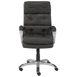 Brassex Calian Ergonomic High-Back Fabric Office Chair - Grey