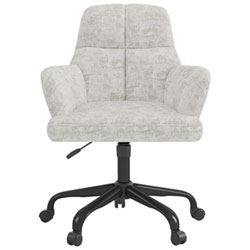Brassex Lazare High-Back Polyester Executive Chair - Grey