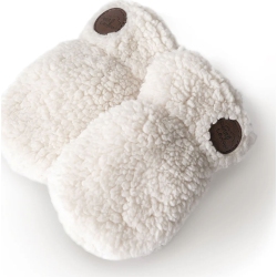 PETIT COULOU Sherpa Baby Winter Mittens (0-6 Months) In Multicolor