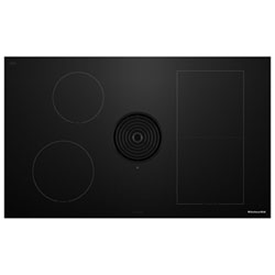 KitchenAid 36" 4-Element Induction Cooktop (KCID936SBL) - Black