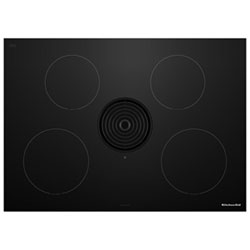 KitchenAid 31" 4-Element Induction Cooktop (KCID930SBL) - Black