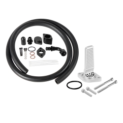TOPTENG Ccv Reroute Kit + Ccv Baffle Internal Catch Can for Ford 6.7L Powerstroke 201L-2024