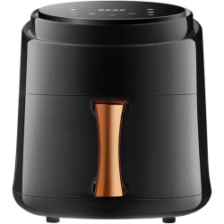 CHSSHA00 Glass Air Fryer, Smart Compact 7.2Qt Air Fryer Small, 1400W, 8 Preset Cooking Functions, 450°F, Touch Screen, Oven Oilless Cooker for Quick