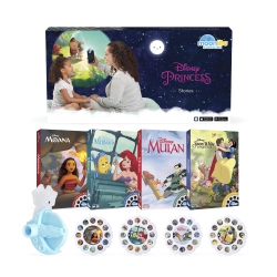 MOONLITE Mini Projector With 4 Disney Princess Stories Edition - Read Together - 4 Digital Stories With Light Projector