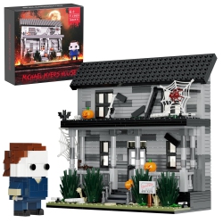 VONADO Horror Movie House Building Blocks Sets, Compatible With Lego, Collectible Decoration Building Toy for Christmas Friends A