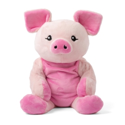 HUGIMALS Harper The Pig 20 Inch 4.5 Lb Heavy Cute Sensory Weighted Comfort Plush | Large Unscented Washable Self Care Ca