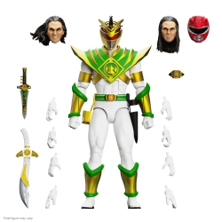 SUPER7 Ultimates Mighty Morphin Power Rangers Lord Drakkon - 7" Power Rangers Action Figure With Accessories Classic Tv