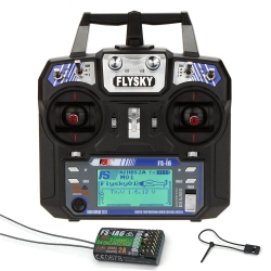 GOOLRC Flysky Rc Transmitter And Receiver Kits, Flysky Fs-I6 Afhds 2A 2.4Ghz 6Ch Radio System Transmitter With Fs-Ia6 Re