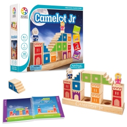 SMARTGAMES - Camelot Junior - Educational Brainstorming - Multi-Level Strategy Game And Skill Building - Logic And Think