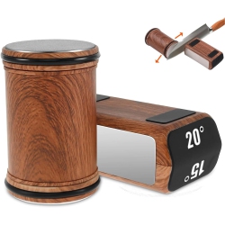 DOMHANICO Rolling Knife Sharpener, Sharpening Tool Works Knife Sharpener Kit, Offers 15-20 Degree Sharpening, Tumbler Rolling Knif