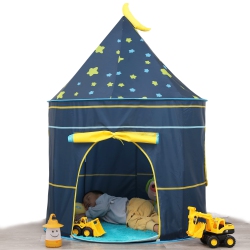 UF YOUFANG Kids Play Tent Kids Teepee Tent Princess Castle Play Tent Children Playhouse With Bonus Led Star Lights for Indoor Outdo