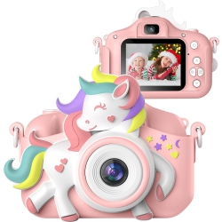 GOFUNLY Kids Camera for 3-8 Years Old Toddlers Childrens Boys Girls Selfie Camera 20.0 Mp HD 1080P Ips Screen Dual Digital Toy C