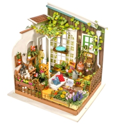 ROLIFE (Sunshine Garden) - Diy Miniature Dollhouse Set-Model Building Kit to Build-Assembly Garden Fairy House-3D Wooden