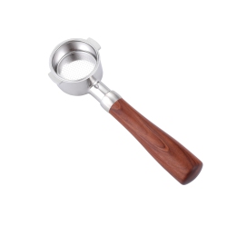 JOYTATA 51MM Bottomless Portafilter Compatible With Delonghi Espresso Machine Stainless Steel 51MM Portafilter 2 Ear For