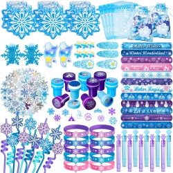 DMIGHT 126 PCs Frozen Party Favors Birthday Supplies for Girls Kids, Gift Bags Frozen Filler Goodie Bag Stuffers Frozen Birthda