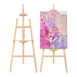 STUELLOAF Adjustable Wooden Painting Easel, Art Easel Stand Hold Up to 48", Painting Canvas for Wedding Sign And Poster
