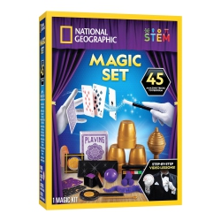 BLUE MARBLE National Geographic Kids Magic Set - 45 Magic Tricks for Kids to Perform With Step-By-Step Video Instructions for Each T