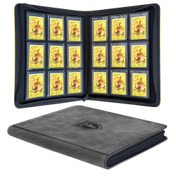 TRENDIPHY Top Loader Binder - 9 Pocket (3" X 4"), Holds 288 Toploaders | Tcg Toploader Cards Binder & Card Holder for Sports Cards