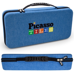 PICASSOTILES Picassotoys Toy Carry Case Magnetic Tiles Construction Blocks Travel Bag Eva Storage Organizer Box Action F