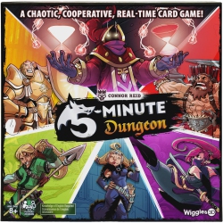 WIGGLES 3D 5-Minute Dungeon A Chaotic, Co-Operative, Real-Time Card Game | Fast-Paced Board Game | for Families, Ages 8