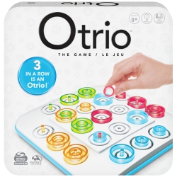 SPIN MASTER GAMES , Otrio Strategy-Based Board Game, Classic Game, Advanced Tic Tac Toe Stem Activity, 2 Players, for Age