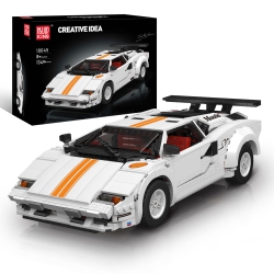 MOULD KING 10045 Sports Car Building Block Kits, Moc Speed Champion Racing Car Model Building Sets, Gift for Kids Age 8+