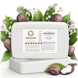 PRIME CRAFTING 2.2 Kg (5 Lb) - Shea Butter Melt And Pour Soap Base - Sls Free - Premium Glycerin Soap Base for Soap Maki