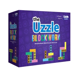 THE UZZLE Blockwork - Fast-Paced Family Board Games - Multiple Difficulty Levels - Enjoyable And Challenging Puzzle Game