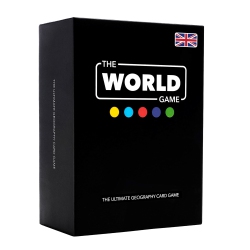 THE WORLD GAME - Geography Card Game - Educational Board Game for Kids, Family & Adults - Cool Learning Gift Idea for Te