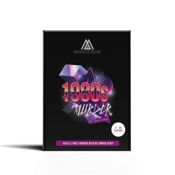 MASTERS OF MYSTERY Replay-Able 1980S Murder Mystery Dinner Party Game for Up to 20 Adults - Host Your Own Dinner Party Game Night - 1980S M