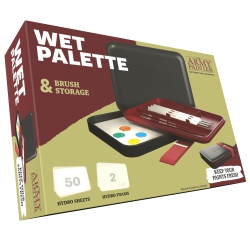 THE ARMY PAINTER Wet Palette for Acrylic Painting & Hydro Pack Paper Palette - Premium Wet Palette for Miniatures With 5