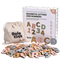 GALE TOTS Magnetic Letters And Numbers -135 PCs Alphabet Magnets In Soft Colors - Alphabet Learning for Toddlers - Fridg