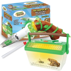 NATURE BOUND Bug Catcher Vacuum With Light Up Critter Habitat Case for Backyard Exploration - Complete Kit for Kids Incl