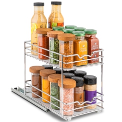 HOLDN Pull Out Spice Rack Organizer for Cabinet