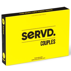 SERVD - Couples - The Hilarious Real-Life Couples Card Game | A Funny Couples Gift for Anniversary, Valentines Day, Chri