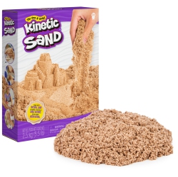 KINETIC SAND , 5.5Lbs (2.5Kg) Natural Play Sand, Bulk Box for Arts And Crafts, Sandbox (Packaging May Vary), Moldab In Brown