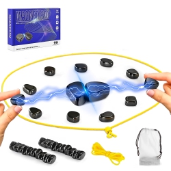 CC TRADING BRIDGE Magnetic Chess Game, Magnetism Intelligent Strategy Game With 20 PCs Magnets for 1-4 Players, Kids, Adults, Parties, Travel