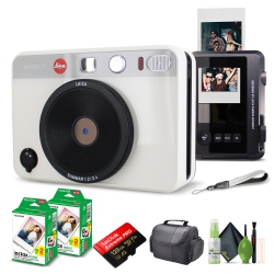 LEICA Sofort 2 Hybrid Instant And Digital Camera + Instant Film 40 Sheets In White