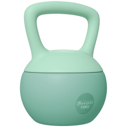 SOOZIER 22 Lb Soft Kettlebell, Sand Filled Weight \w Grip Handle, Solid Kettlebell Weight for Full Body Workout And Strength Training, Home Gym