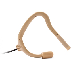 POINT SOURCE AUDIO Embrace Omnidirectional On-Ear Lavalier Microphone for 2.4 Ghz Wireless High Sensitivity In Beige