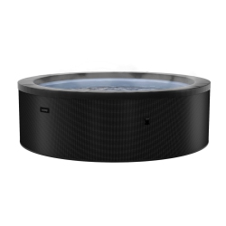 WAVE Tahoe | Up to 6-Person Eco Foam Hot Tub | Round | Built-In Integrated Heater | Charcoal In Black