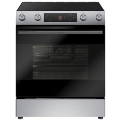 Open Box - Bosch 100 Series 30" 5.8 Cu. Ft. True Convection Slide-In Electric Air Fry Range - SS - Perfect Condition