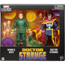MARVEL Legends Doctor Strange 6 Inch Action Figure 2-Pack - Doctor Strange With Wong & Bats