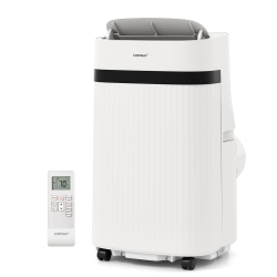 COSTWAY 12000 Btu Portable Air Conditioner With Fan & Dehumidifier Sleep Mode 24H Timer