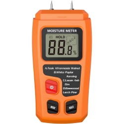 CHSSHA00 Wood Moisture Meter for Firewood, Small Handheld Wood Moisture Detector for Firewood Moisture Meter Humidity Detector for Cordwood