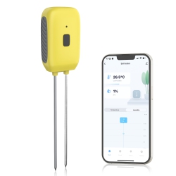 CHSSHA00 Tuya Smart Bluetooth Soil Tester Temperature Humidity Meter Waterproof Thermohygrometer Automation Irrigation Detector