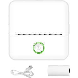 GREEN SCENIC Printer | Instant Sticker Printer | Inkless Portable Printer | Wireless Photo Printer | Pocket Printer | Sticky Note Printer -